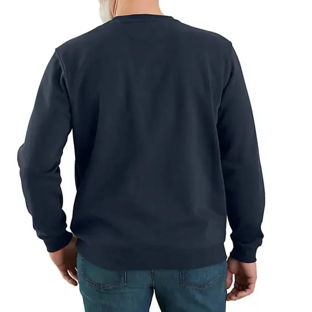 NWOT Carhartt Men's Marquette Crewneck Sweatshirt New Navy in Size S